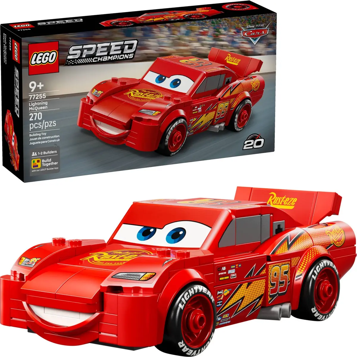 LEGO Speed Champions 77255 Lightning McQueen set, image 4