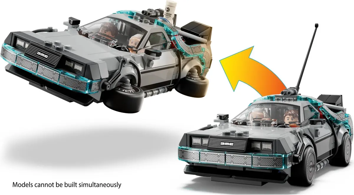 LEGO Speed Champions 77256 Time Machine from Back to the Future set, image 11