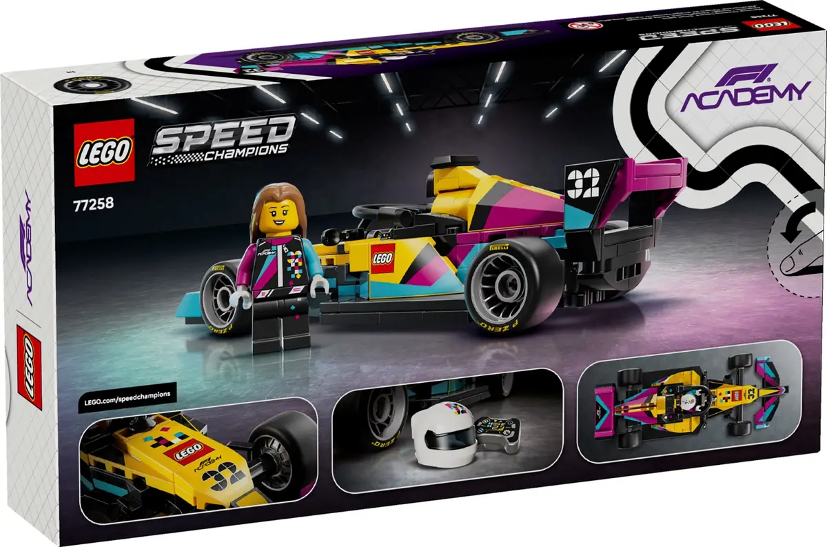 LEGO Speed Champions 77258 F1 ACADEMY LEGO Race Car set, image 3
