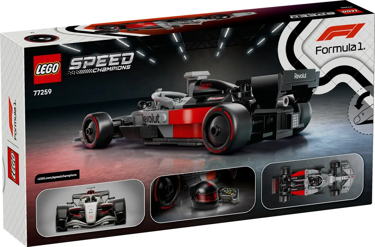 LEGO Speed Champions 77259 Audi Revolut F1 Team R26 Race Car set, image 2