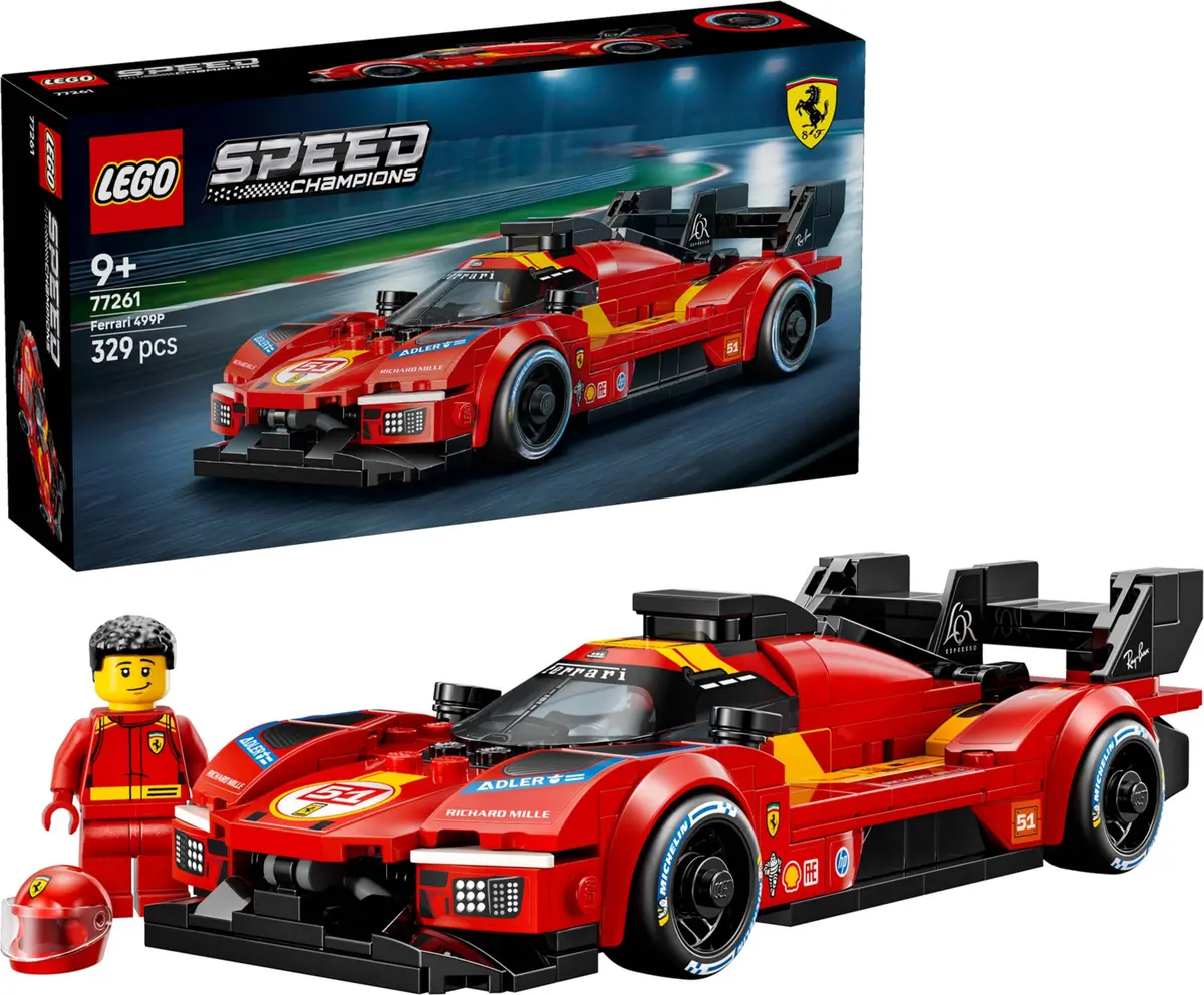 LEGO Speed Champions 77261 Ferrari 499P set, image 3