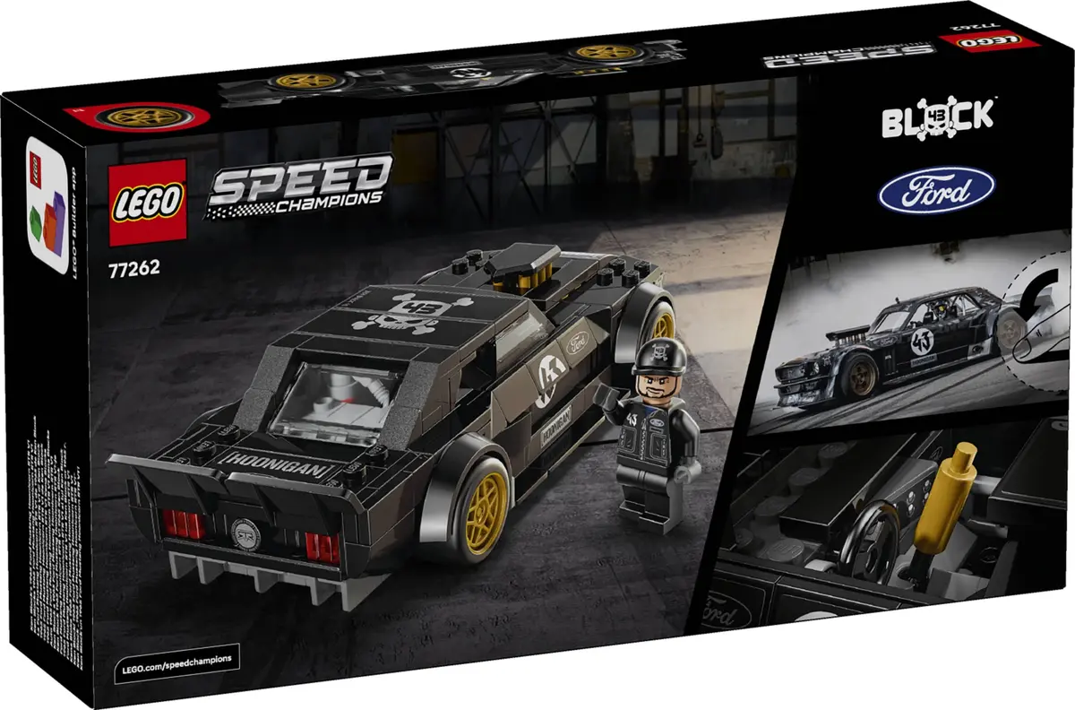 LEGO Speed Champions 77262 Ken Block's 1965 Ford Mustang Hoonicorn RTR V1 set, image 3