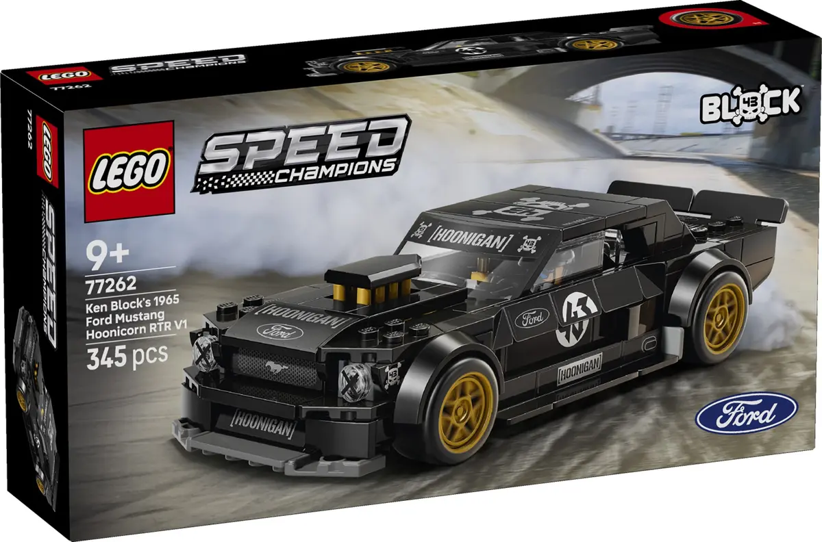 LEGO Speed Champions 77262 Ken Block's 1965 Ford Mustang Hoonicorn RTR V1 set, image 2