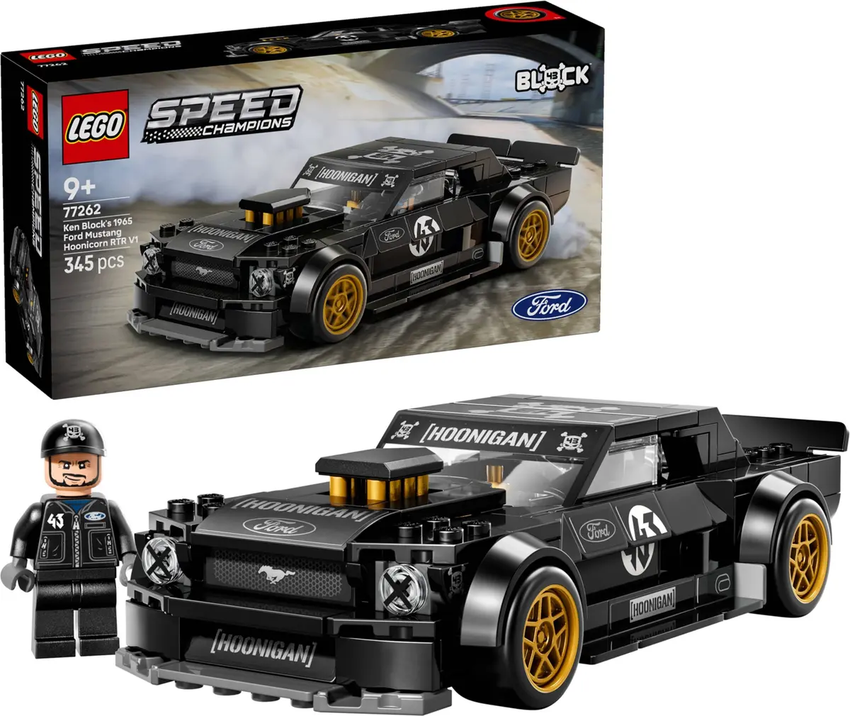 LEGO Speed Champions 77262 Ken Block's 1965 Ford Mustang Hoonicorn RTR V1 set, image 4