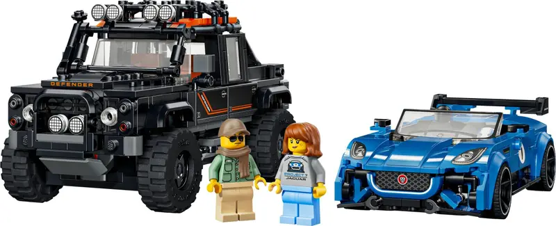 LEGO Speed Champions 77264 Jaguar F-TYPE Project 7 & Land Rover Defender Classic set