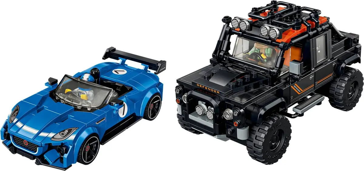 LEGO Speed Champions 77264 Jaguar F-TYPE Project 7 & Land Rover Defender Classic set, image 11