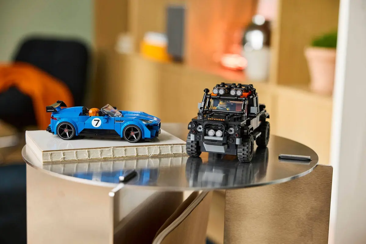 LEGO Speed Champions 77264 Jaguar F-TYPE Project 7 & Land Rover Defender Classic set, image 8