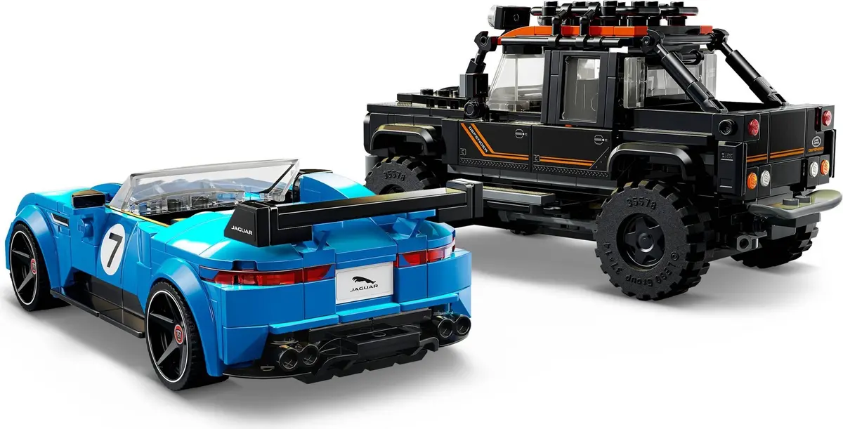 LEGO Speed Champions 77264 Jaguar F-TYPE Project 7 & Land Rover Defender Classic set, image 12