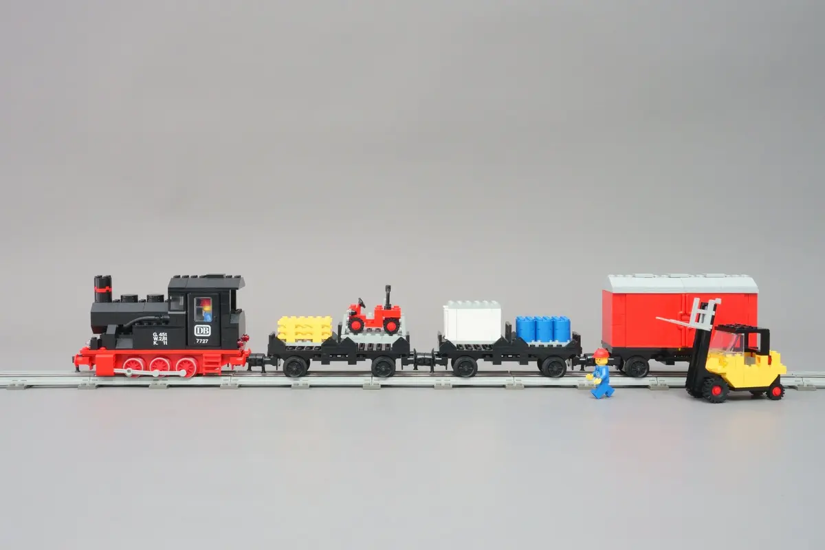 LEGO Trains 7727 Freight Steam Train Set set, image 6