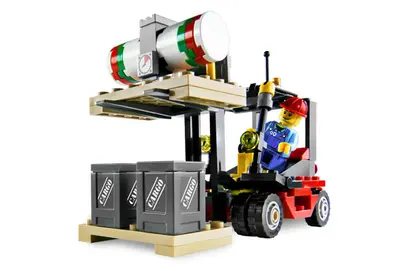 LEGO City 7733 Truck & Forklift set, image 4