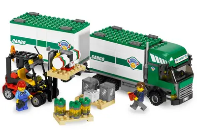 LEGO City 7733 Truck & Forklift set, image 2
