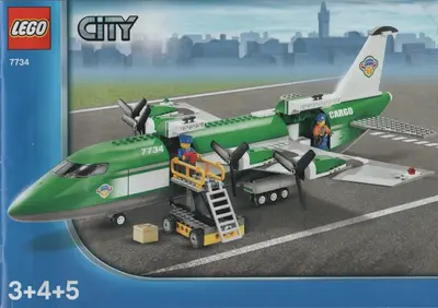 LEGO City 7734 Cargo Plane set