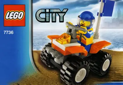 LEGO City 7736 Coast Guard Quad Bike set