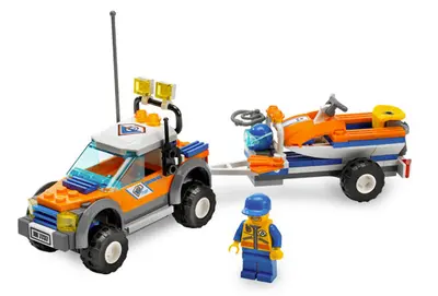 LEGO City 7737 Coast Guard 4WD & Jet Scooter set, image 2