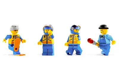 LEGO City 7738 Coast Guard Helicopter & Life Raft set, image 6