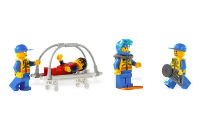 LEGO City 7739 Coast Guard Patrol Boat & Tower set, image 5