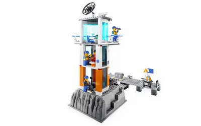 LEGO City 7739 Coast Guard Patrol Boat & Tower set, image 6