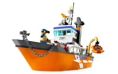 LEGO City 7739 Coast Guard Patrol Boat & Tower set, image 7