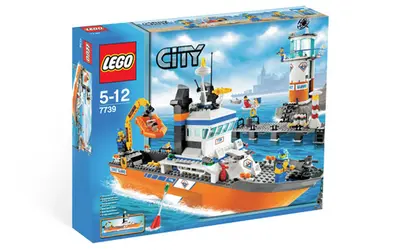LEGO City 7739 Coast Guard Patrol Boat & Tower set, image 3