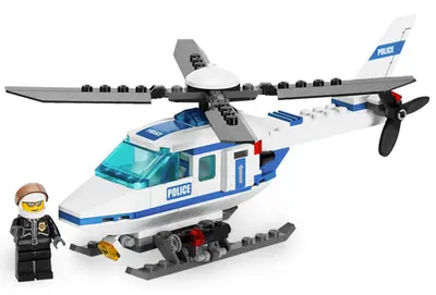 LEGO City 7741 Police Helicopter set, image 2