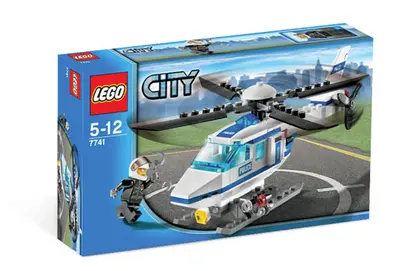 LEGO City 7741 Police Helicopter set, image 3