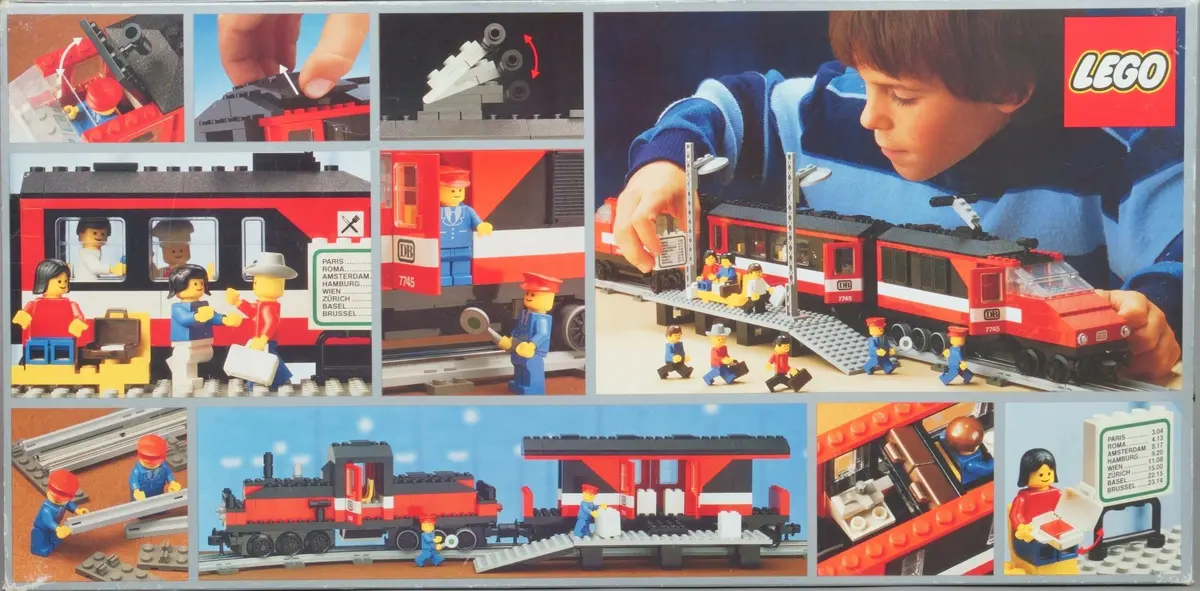 LEGO Trains 7745 High-Speed City Express Passenger Train Set set, image 12