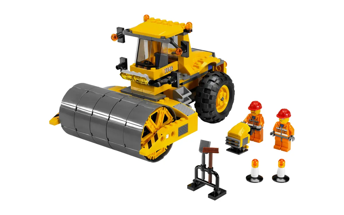 LEGO City 7746 Single-Drum Roller set, image 3