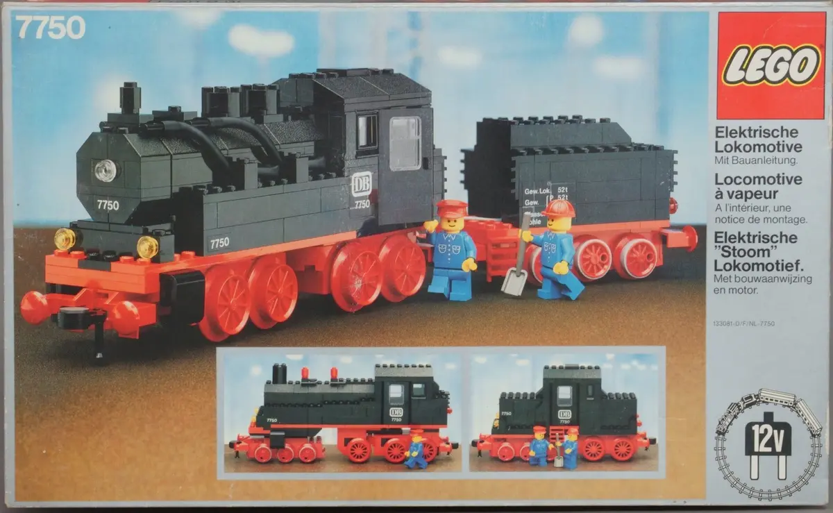 LEGO Trains 7750 Steam Engine with Tender set