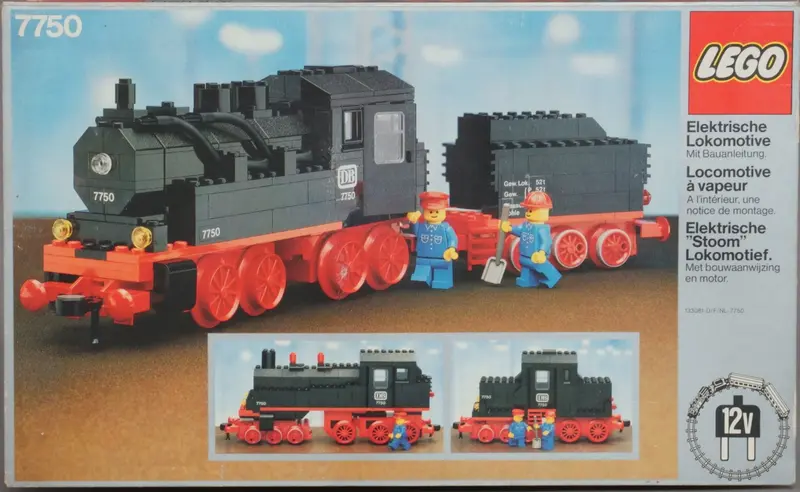 LEGO Trains 7750 Steam Engine with Tender set