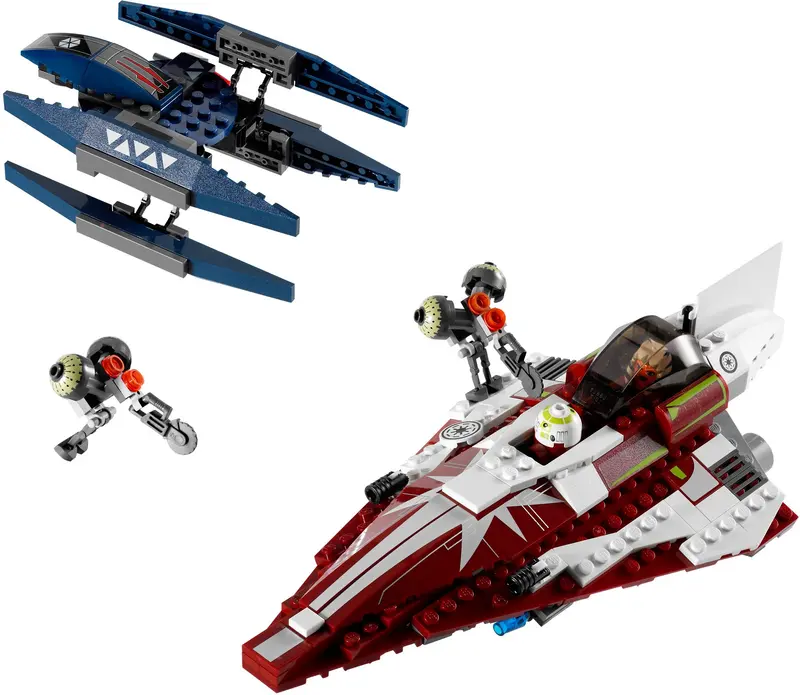 LEGO Star Wars 7751 Ahsoka's Starfighter and Vulture Droid set