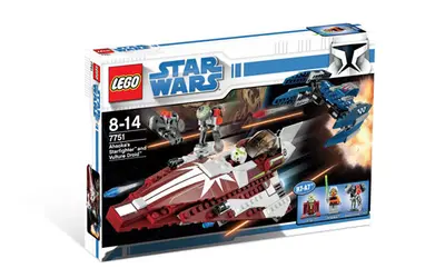 LEGO Star Wars 7751 Ahsoka's Starfighter and Vulture Droid set, image 4