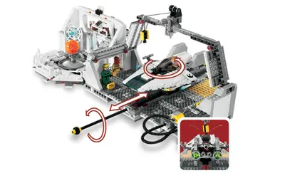 LEGO Star Wars 7754 Home One Mon Calamari Star Cruiser set, image 6