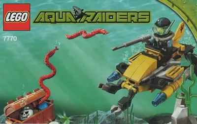LEGO Aqua Raiders 7770 Deep Sea Treasure Hunter set