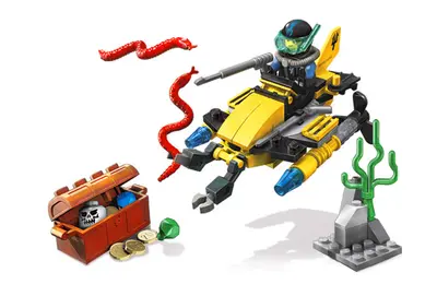 LEGO Aqua Raiders 7770 Deep Sea Treasure Hunter set, image 2