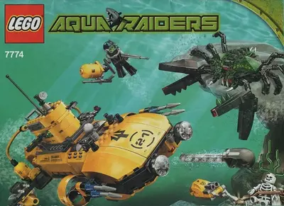LEGO Aqua Raiders 7774 Crab Crusher set