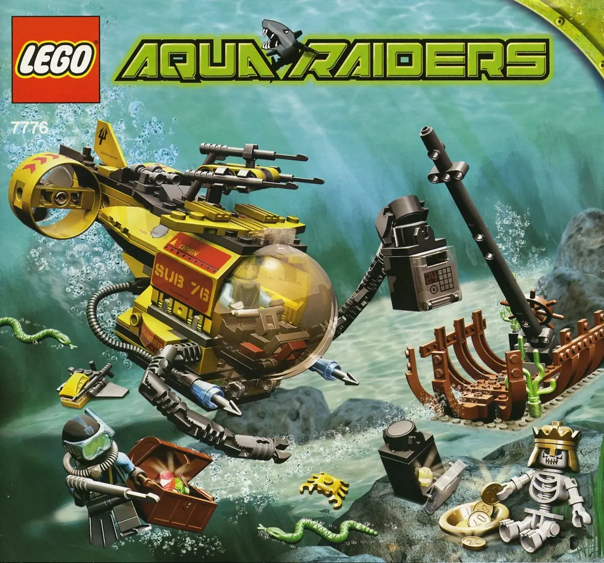 LEGO Aqua Raiders 7776 The Shipwreck set