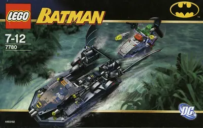 LEGO Batman 7780 The Batboat: Hunt for Killer Croc set