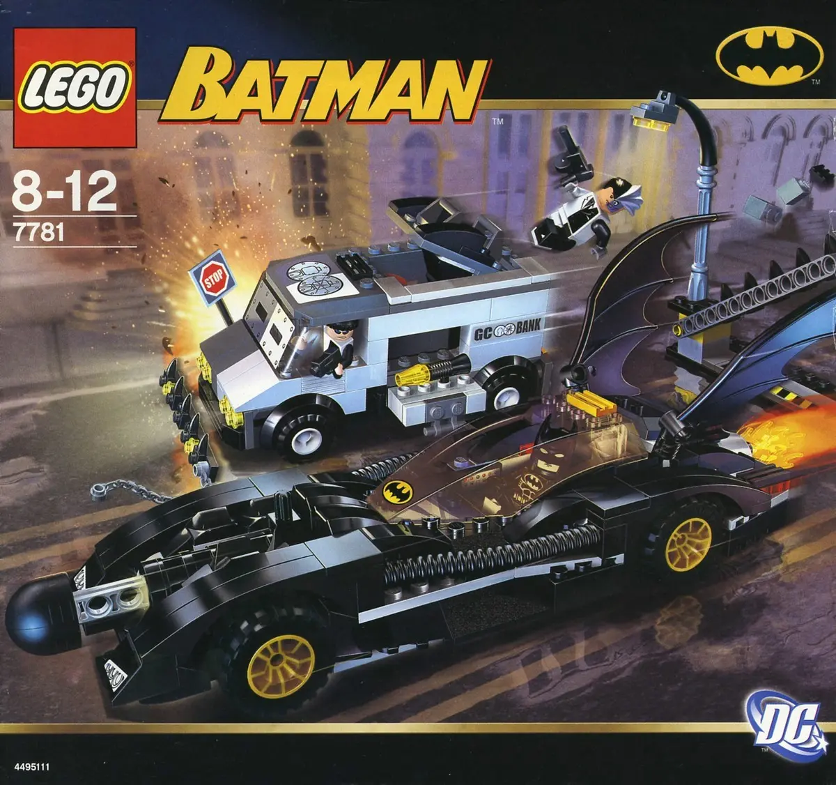 LEGO Batman 7781 The Batmobile: Two-Face's Escape set