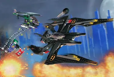 LEGO Batman 7782 The Batwing: The Joker's Aerial Assault set, image 2