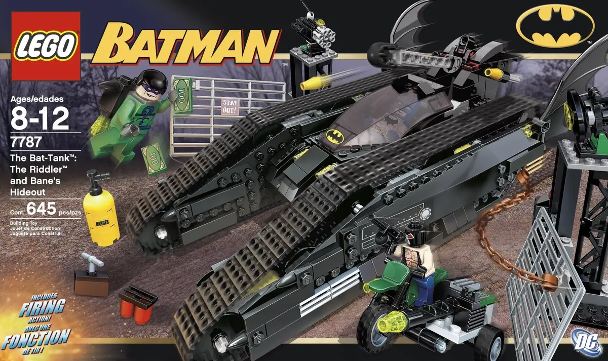 LEGO Batman 7787 The Bat-Tank: The Riddler and Bane's Hideout set, image 6