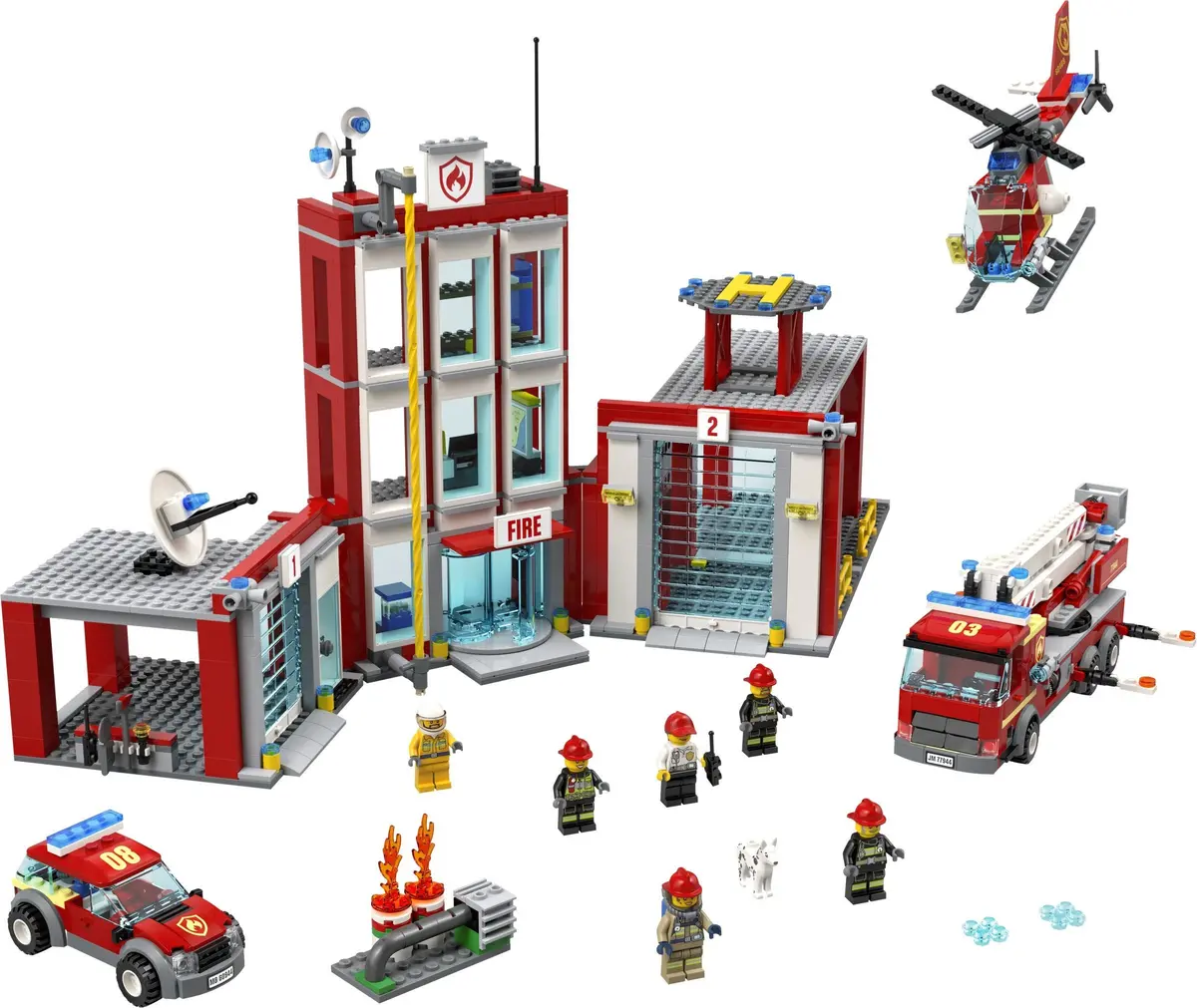 LEGO City 77944 Fire Station Headquarters set