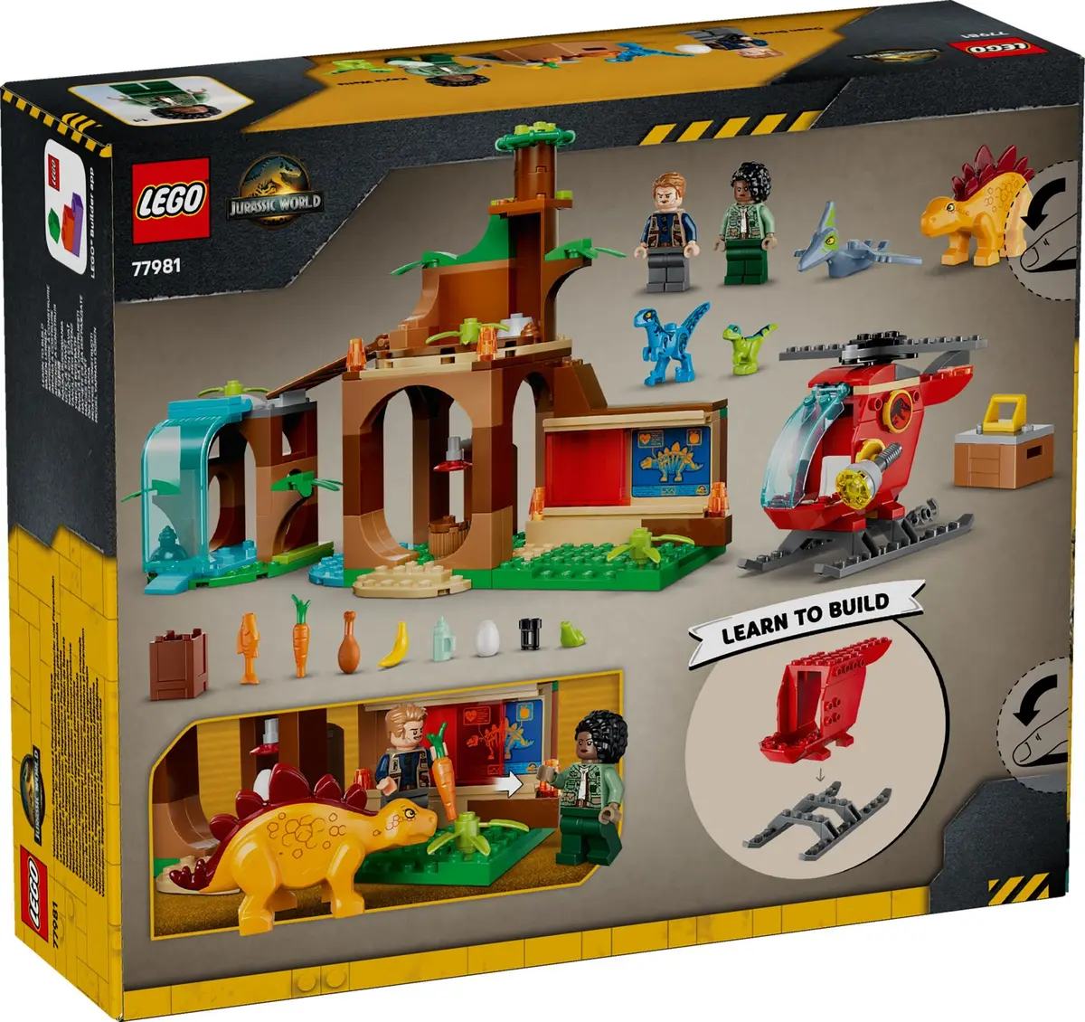 LEGO Jurassic World 77981 Velociraptor, Stegosaurus & Pteranodon Rescue set, image 5
