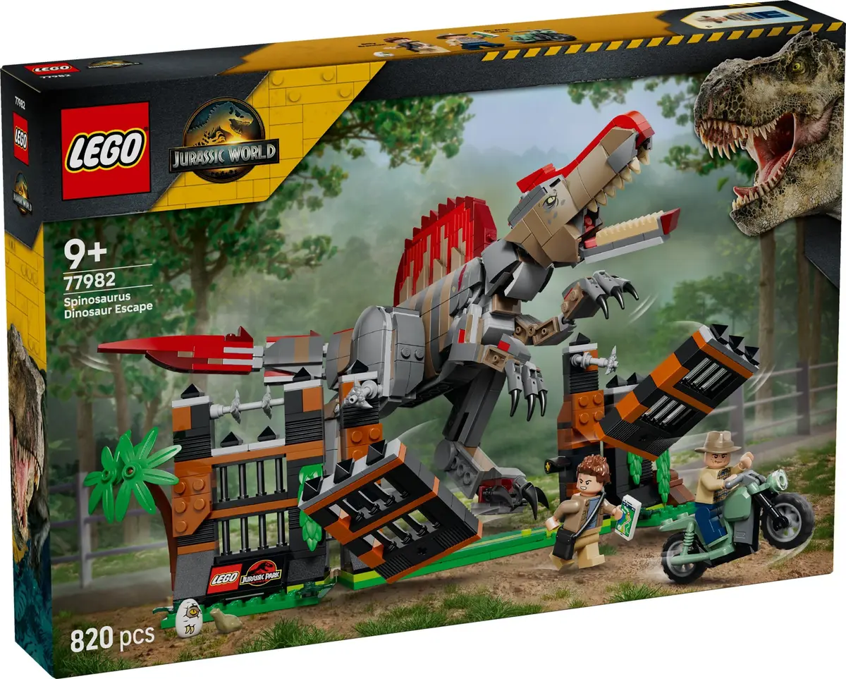 LEGO Jurassic World 77982 Spinosaurus Dinosaur Escape set, image 4