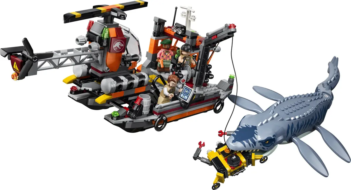 LEGO Jurassic World 77983 Mosasaurus Dinosaur Boat Attack set, image 2