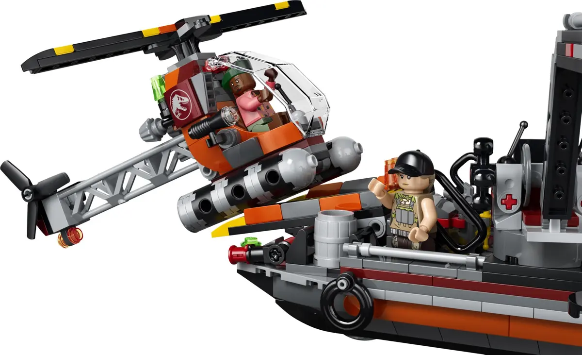 LEGO Jurassic World 77983 Mosasaurus Dinosaur Boat Attack set, image 9