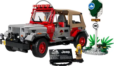 LEGO Jurassic World 77984 Jurassic Park Jeep Wrangler set