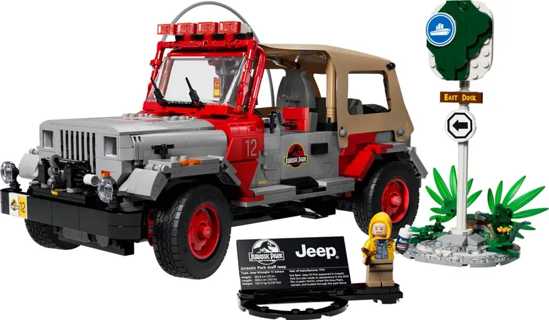 LEGO Jurassic World 77984 Jurassic Park Jeep Wrangler set