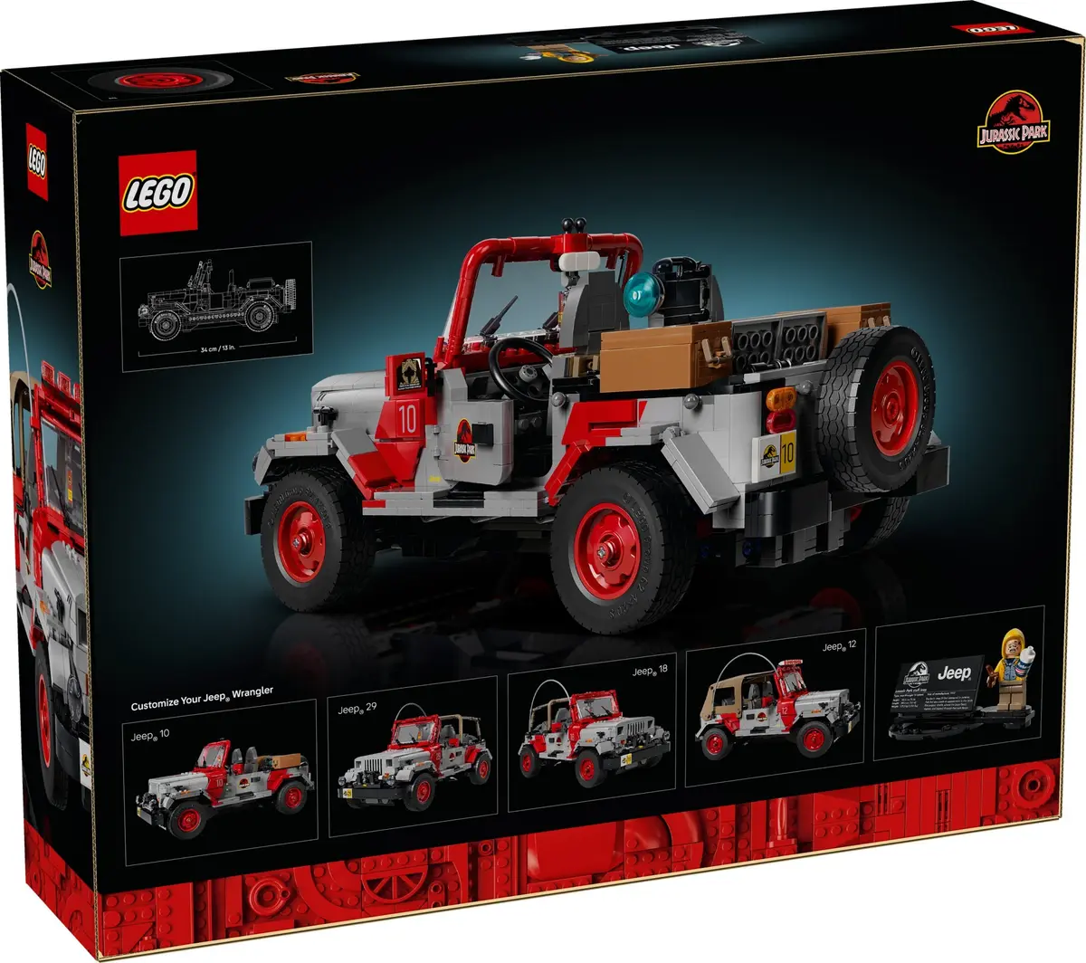LEGO Jurassic World 77984 Jurassic Park Jeep Wrangler set, image 2