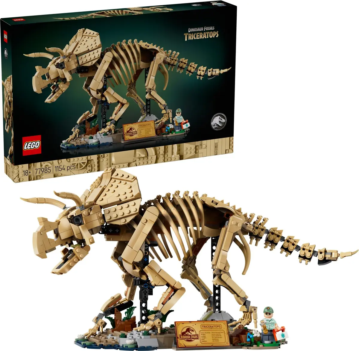 LEGO Jurassic World 77985 Dinosaur Fossils: Triceratops set, image 3