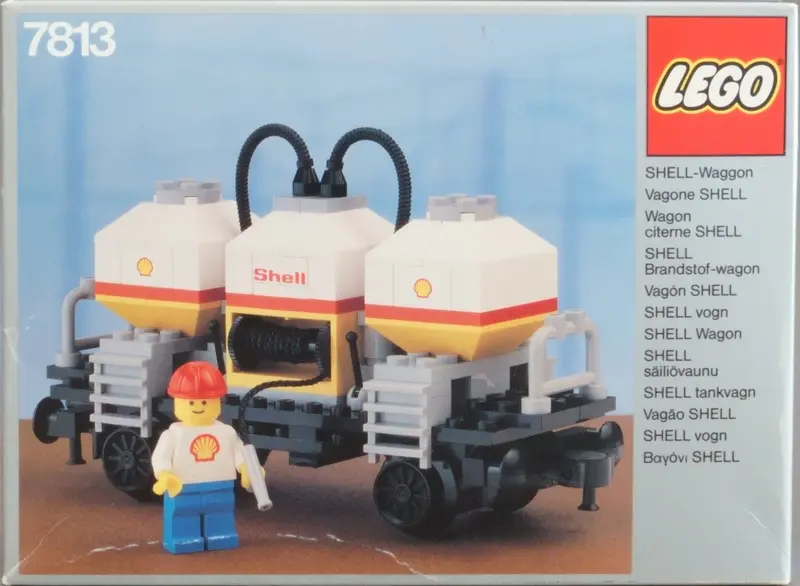 LEGO Trains 7813 Shell Tanker Wagon set